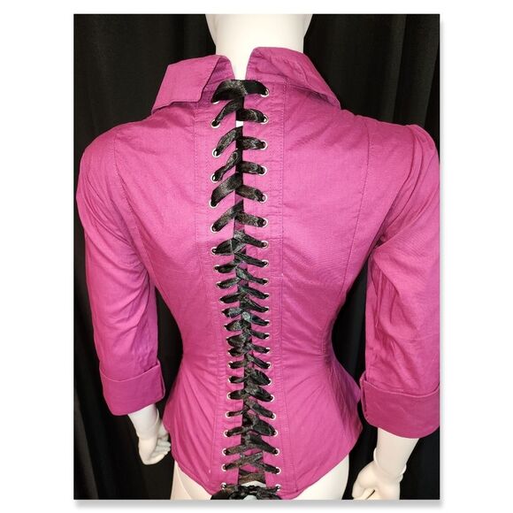 Corset Story Dusty Rose Corset Shirt - Picture 7 of 16